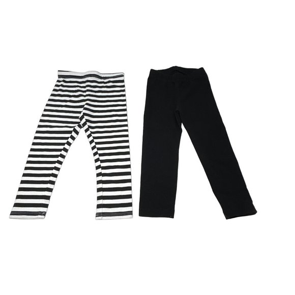 Baby Girl's Clothes - 4 Pair of Leggings and 1 Sweatshirt - Sizes 2T and 24 Mont - Picture 2 of 10